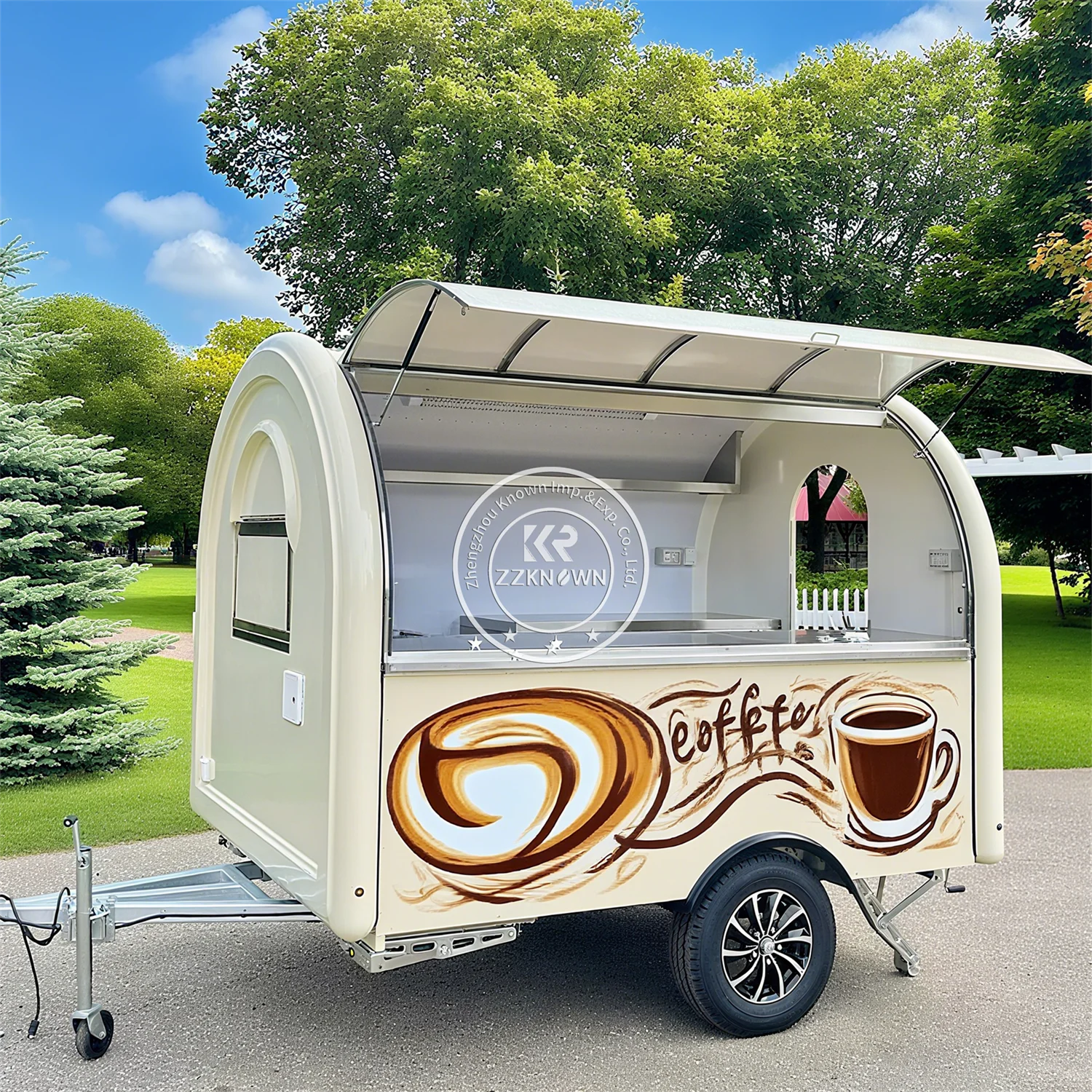 

Street Food Truck With Full Kitchen Mobile Hotdog Pizza Burger Cart Pizza Trailer Fast Food Vending Carts Trailer For Sale