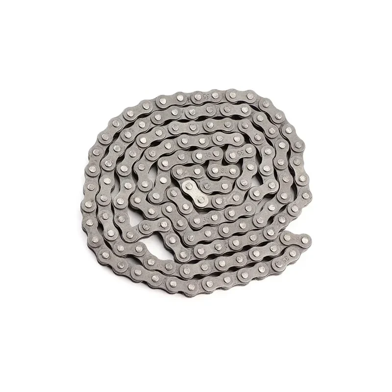 06b, 08b, 1-240 Section Long Transmission Roller Chain Machine Transmission Conveyor Chain  With Single And Double Holes