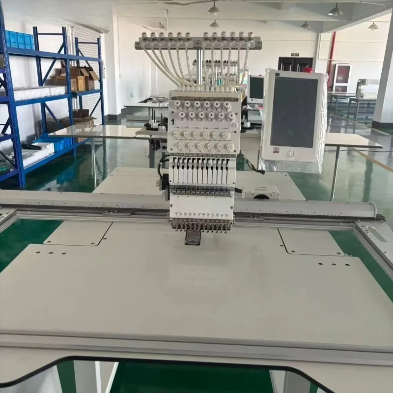 Computerized Cap Embroidery Machine Automatic Multi Needle Sewing Embroidery Equipment For Textile Workshop