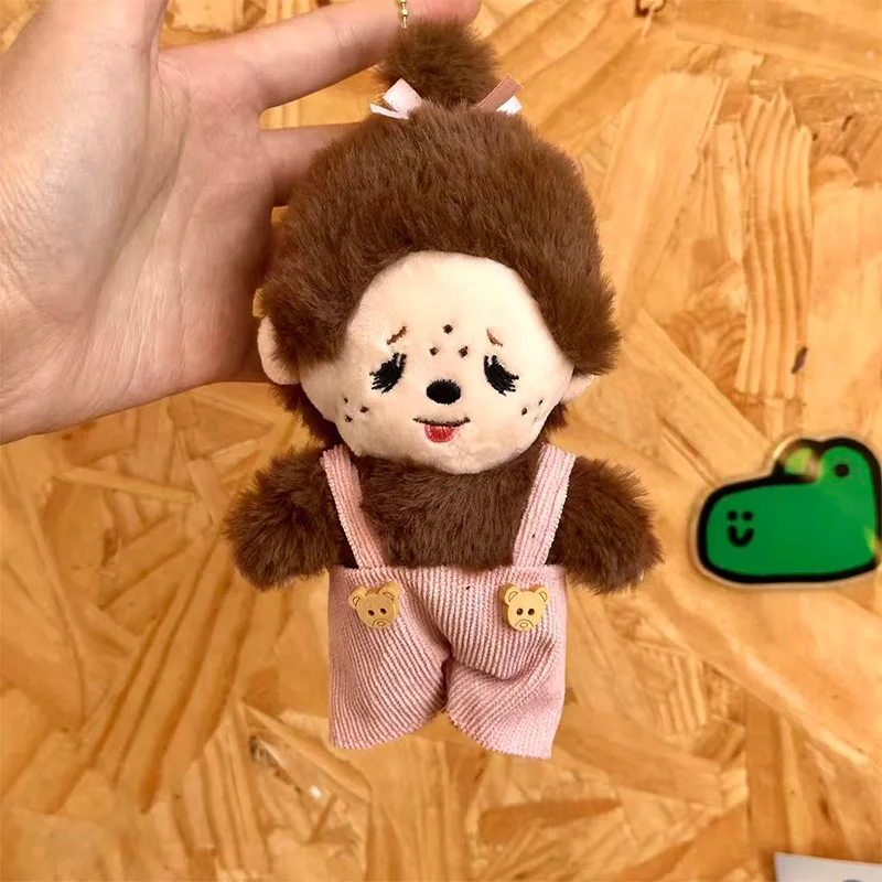 Kreskówka dla Monchhichi Pluszak Brelok Pluszak Kombinezon Figurka Akcesorium do Torby Automat do Zabawek Lalka Prezent Świąteczny
