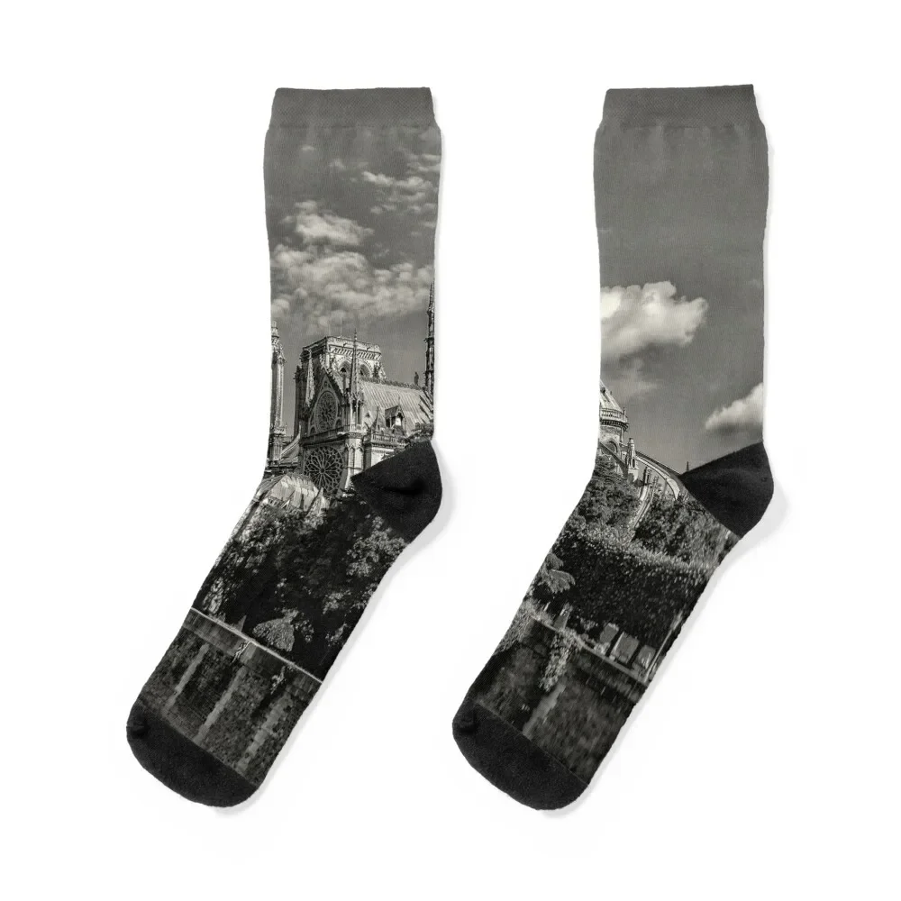 

Cathédrale Notre-Dame Paris Socks Christmas anime winter thermal Boy Socks Women's