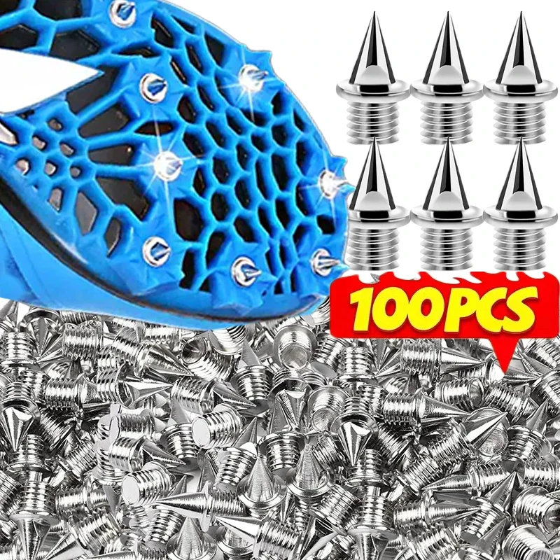 Wear Resistant Shoe Studs Corrosion Resistant Non-slip Shoe Spike Track Field Sports Anti Slip Sharp Nail Sneakers Steel Cleats