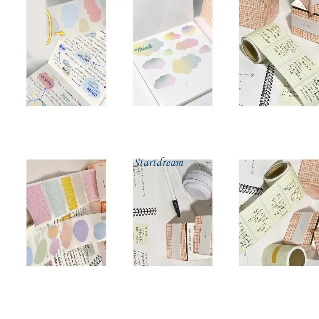 

100 листов липкая нота бумага вытянуть липкие ноты adheive note paper memo pad k92c