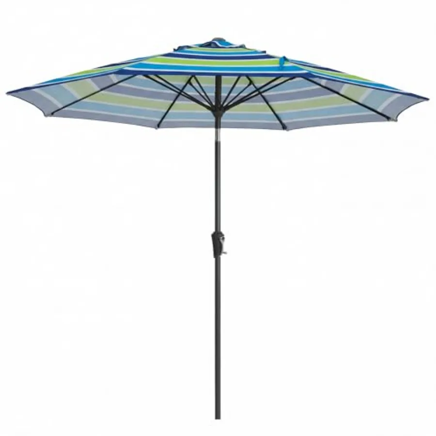 

9Feet Outdoor Patio Umbrella for Lawn Garden Deck Backyard, Fiberglass Ribs, Beige, UV Protection Lightweight Wind-Resistant Ti