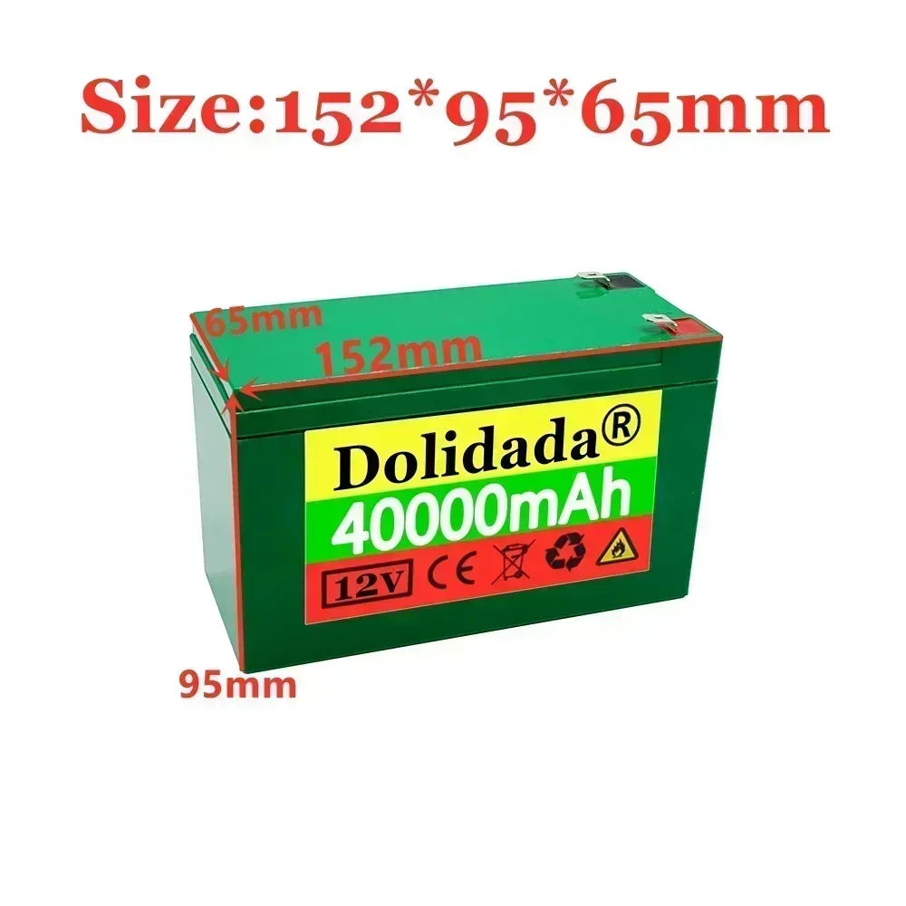 La nouvelle 12 volts 3s7p 40ah convient à l'éclairage extérieur des pulvérisateurs agricoles, batterie de réserve sonore.