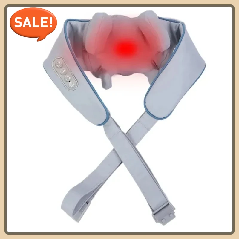 

Новый портативный мини-расслабляющий драга, разминающий умный электрический накидка с подогревом, трапециевидной мышцы шеи, многофункциональная шаль для массажа шиацу