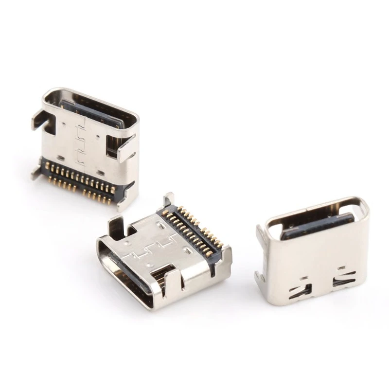 

TYPE - C 24P Female Connector, Double - Sticker, Elastic Pin, for Devices