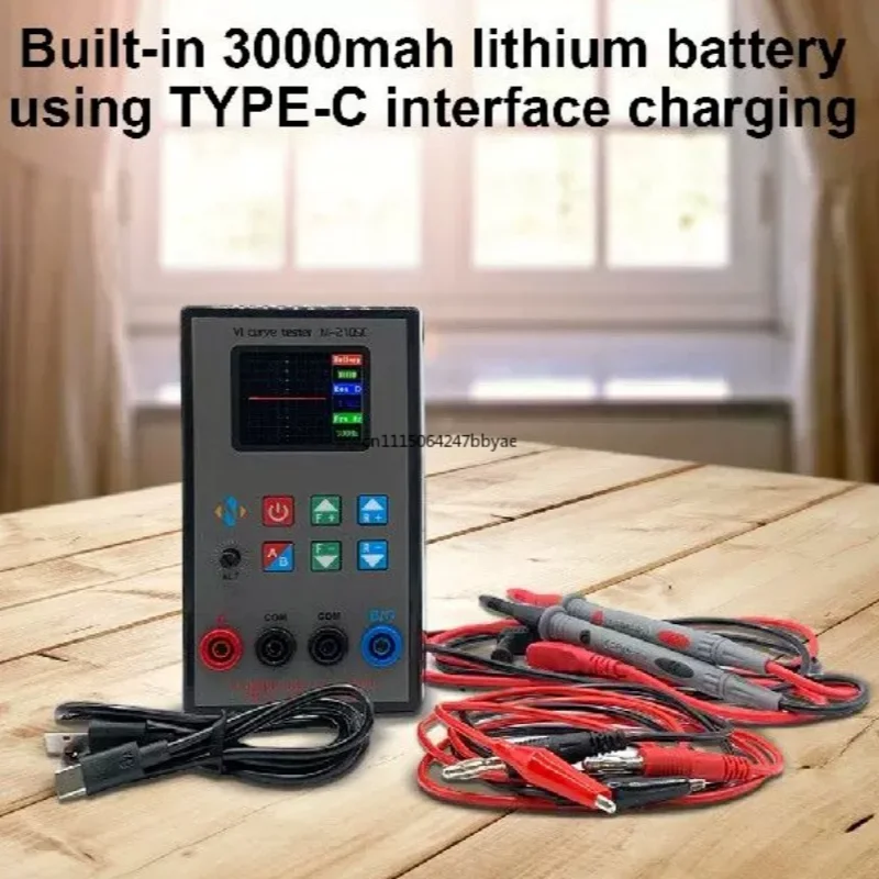 For NI‑210SC Portable Dual‑Channel VI Curve Tester 18 Levels Adjustable 2.0‑inch TFT Screen Electronic Testing Equipment