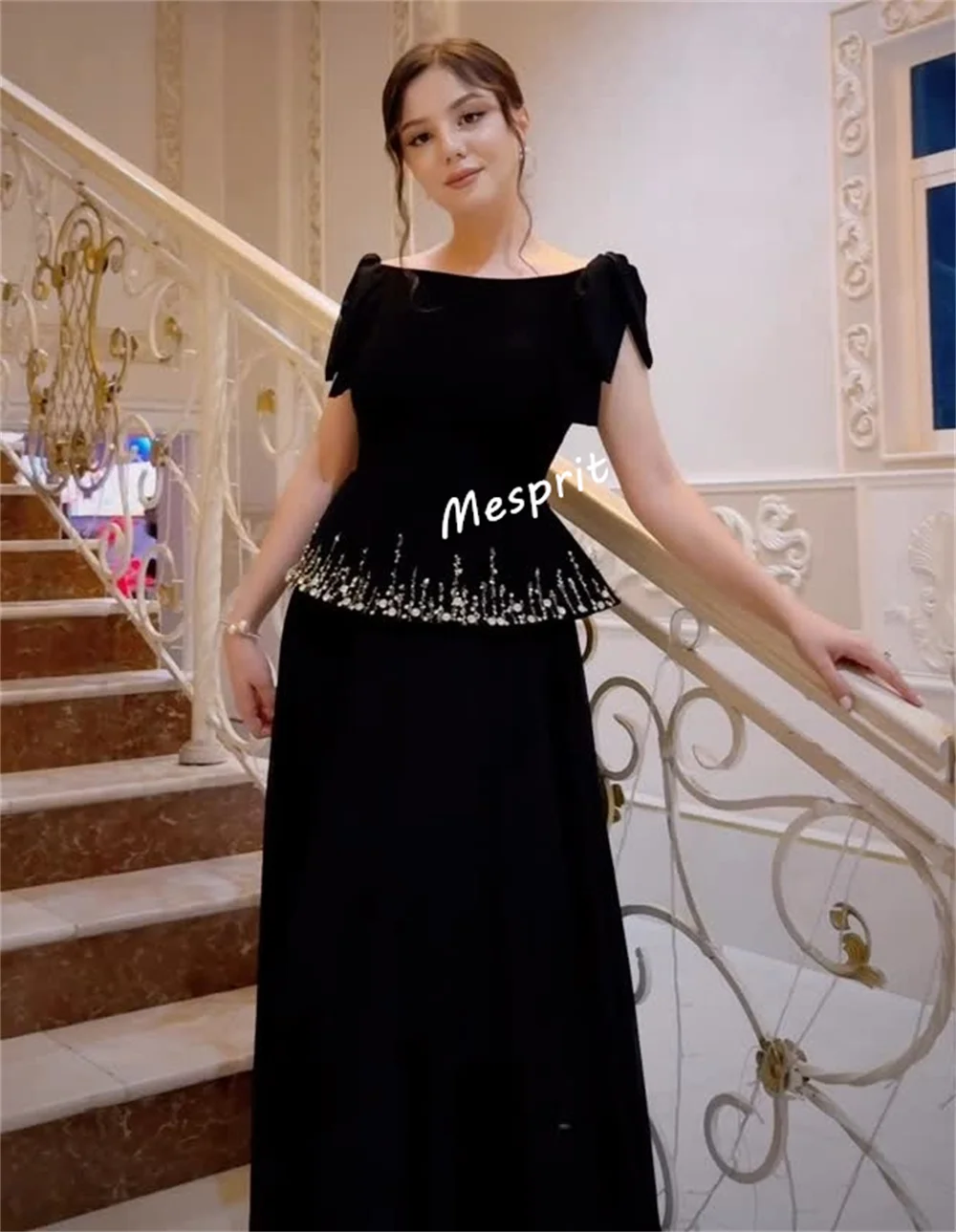 Customized O-Neck Sequined A-line Long Dresses Bespoke Occasion Homecoming Party Gown Women's Evening High Quality Sparkle