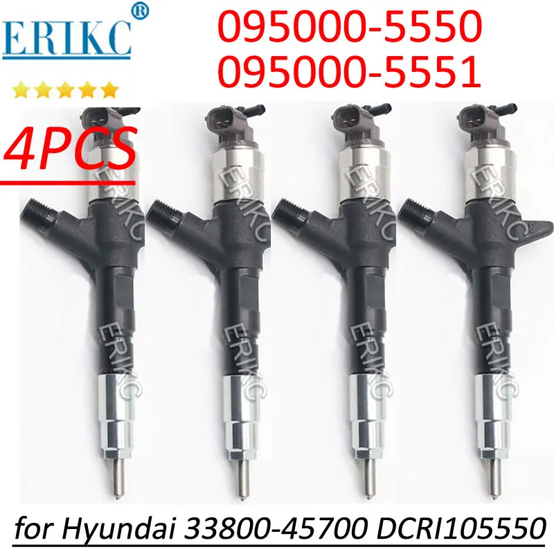 

0950005550 Fuel Injectors Nozzle Set 095000-5550 Diesel Injection Assy 9709500-555 for Denso Hyundai County Euro III 33800-45700