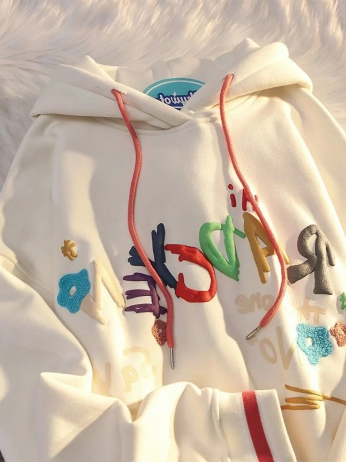 

plus Size Women's Hoodie 300 Pou Japanese Sle Letter Print Loose Fit Autumn Casual Outerwear Trendy Street Sle