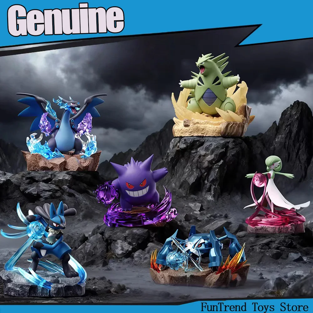 

Новая оригинальная фигурка Венузавра, Генгар в полной силе, микро-сцена для битвы, украшение, модель Гренинжи, коллекционный подарок Саламенс