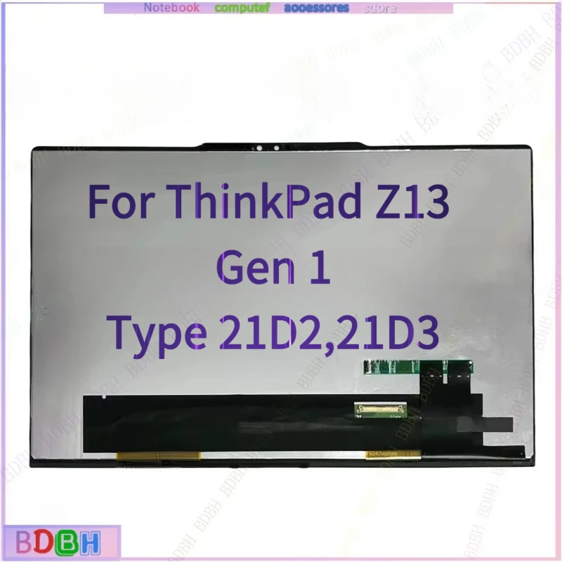 13.3 Inch Laptop Replacement Touch Screen For ThinkPad Z13 Gen 1 Type 21D2,21D3 Display Assembly LCD Panel OLED 5D10V8241