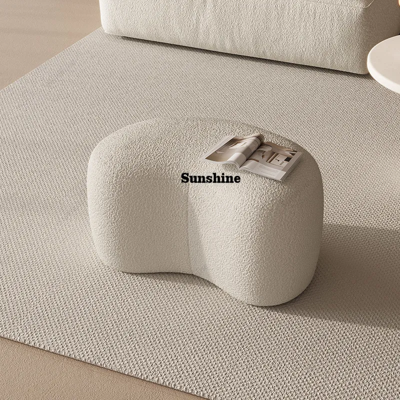 

Cream wind cute long sofa stool clothing store shoe change stool fitting room rest stool