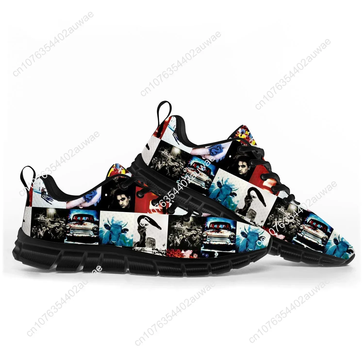 U2 Rock Band Fashion Punk Sports Shoes Men Women Personalized Casual Sneakers Couple Shoes