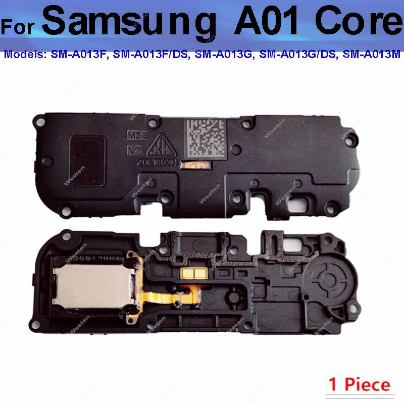 Altavoz inferior para Samsung Galaxy A01, A02, A03, A04, A02s, A03s, A04s, A04e, Cable flexible