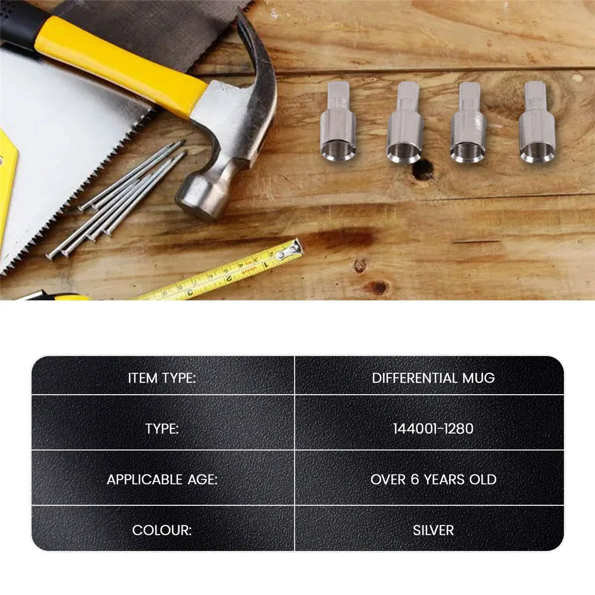 1/14 Remote Control Car Spare Parts Differential Cups Car Accessories Fit for WLtoys 144001 Metal Cup Auto image 2
