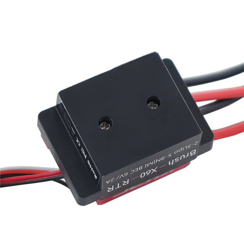 MACH-3X 1060 60A Waterproof Brushed ESC Speed Controller Forward Brake And Reverse Brake For 1/10 RC Crawler Axial Scx10 Trx4