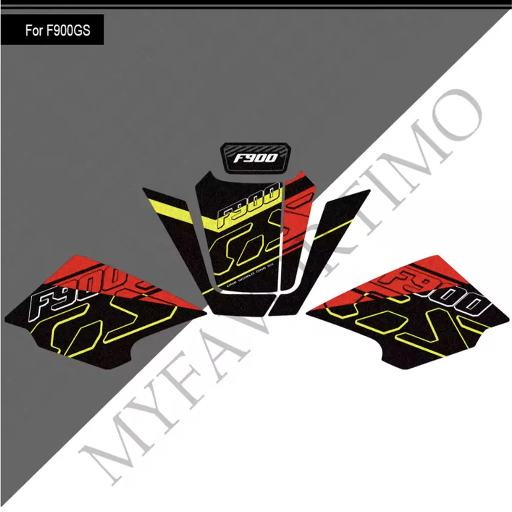 Motorcycle For F900GS F900 GS F 900 Tank Pad TankPad Cap Grips Gas Fuel Knee Stickers Decals Protector 2024 2025 2026