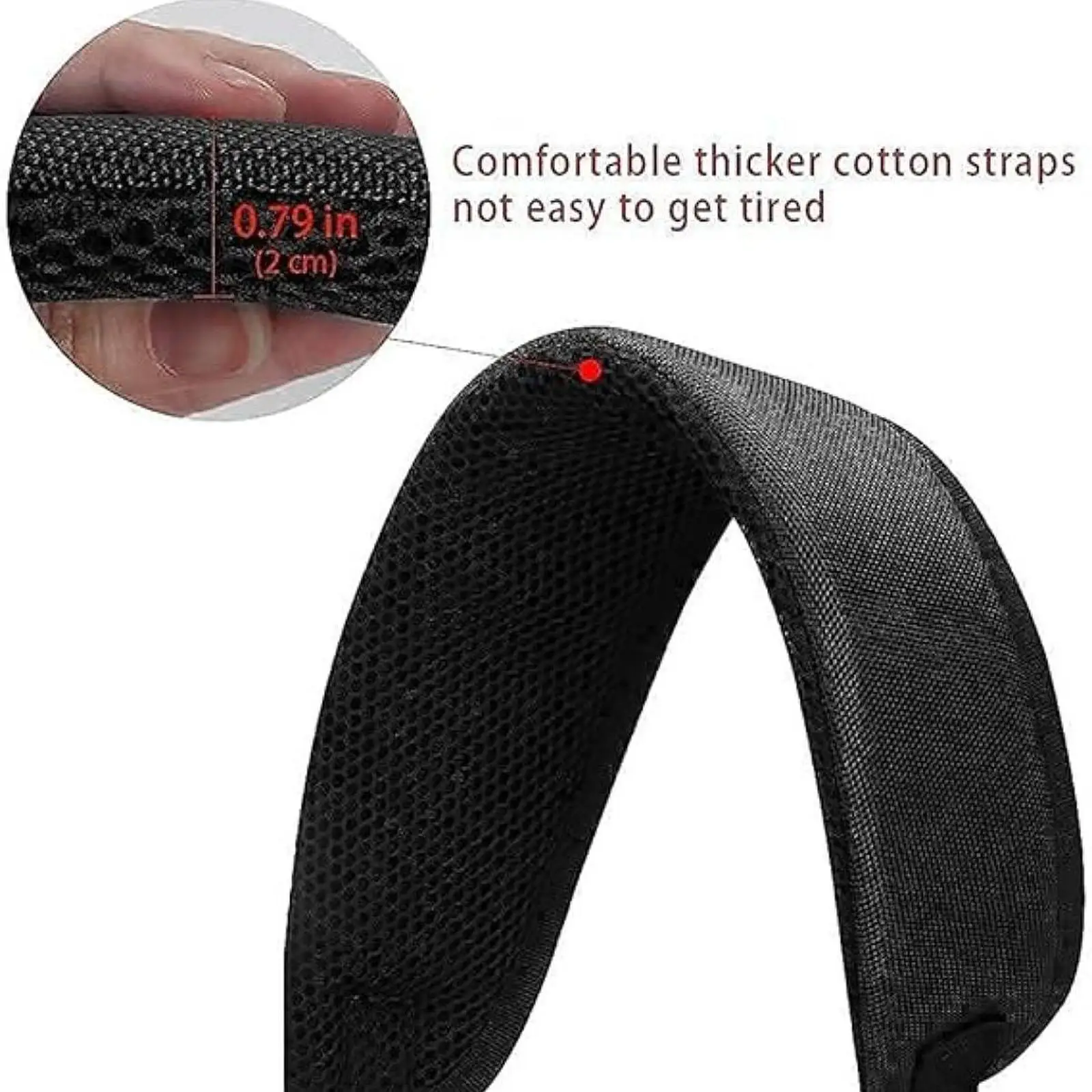 Golf Bag Accessories Double Shoulder Strap Ergonomic Padded Carry Belt for Stand Golf Bag Practice Organizer