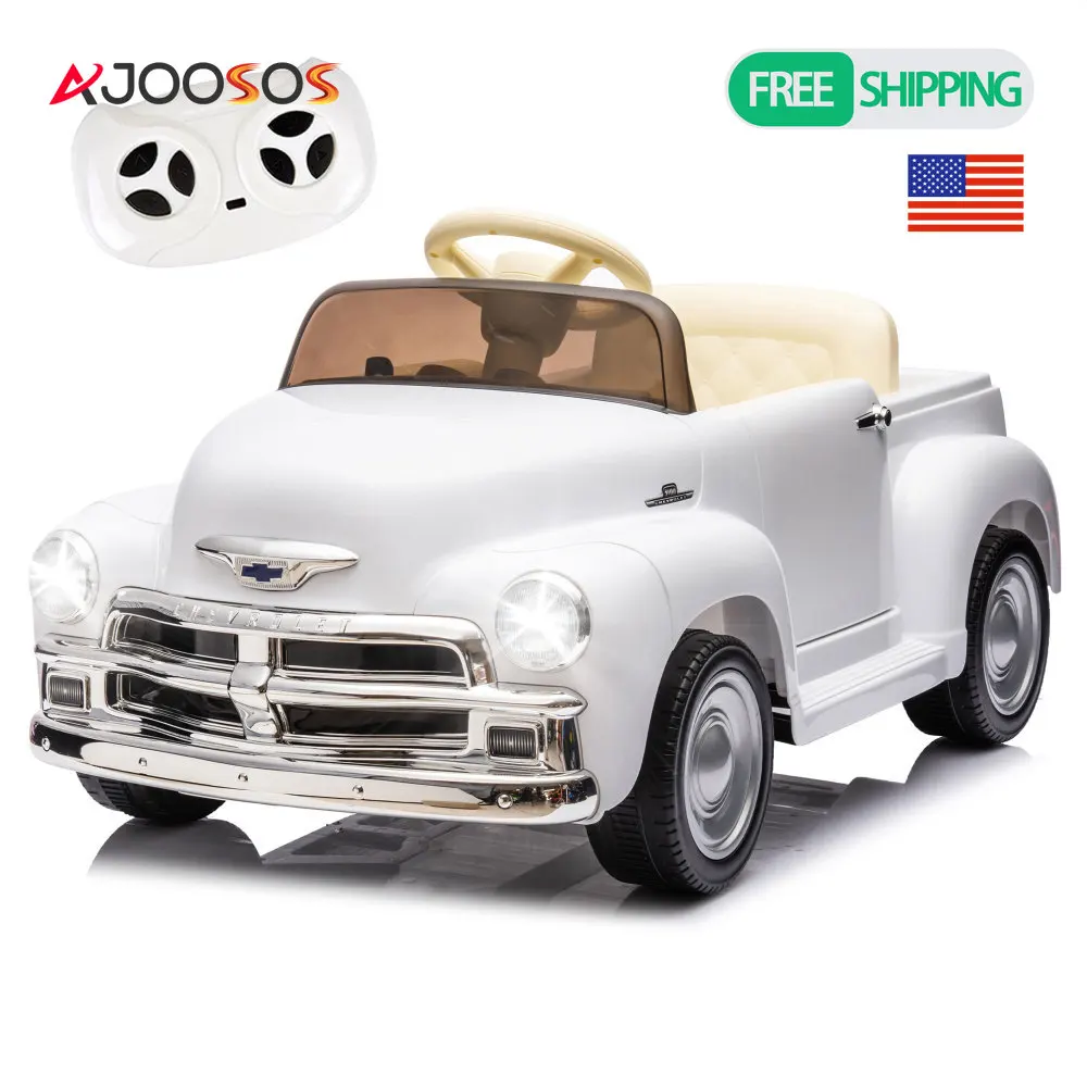 

Licensed Chevrolet 3100 pickup Ride On UTV truck car electric car Vintage modeling 3 speeds LED Lights electric utv for age 3+