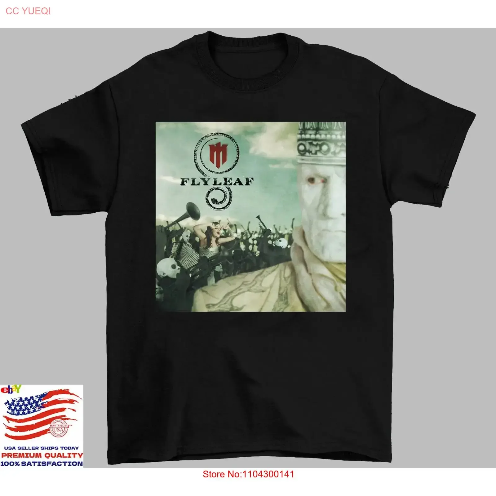 Memento Mori FLYLEAF Band Black Cotton T Shirt Full Size S 5XL vintage Washed Slightly Soft Stylish Breathable
