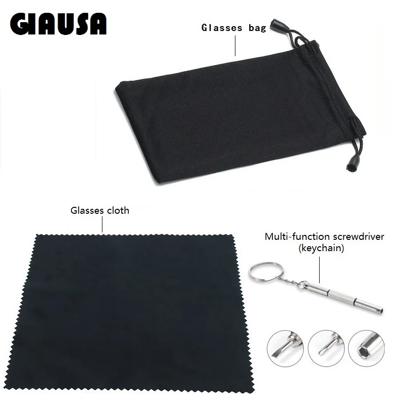 (This product is not sold separately, must be purchased with glasses) Glasses Bag,Glasses Cloth,Multi-Function Small Screwdriver