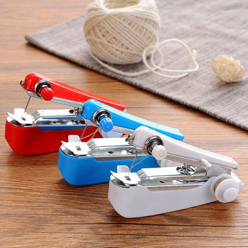 Manual Sewing Machine Kit 1PC Handy Sewing Needlework Machine with Random Color Soft Tape DIY Crafts Gifts for Sewing Lovers ZYF