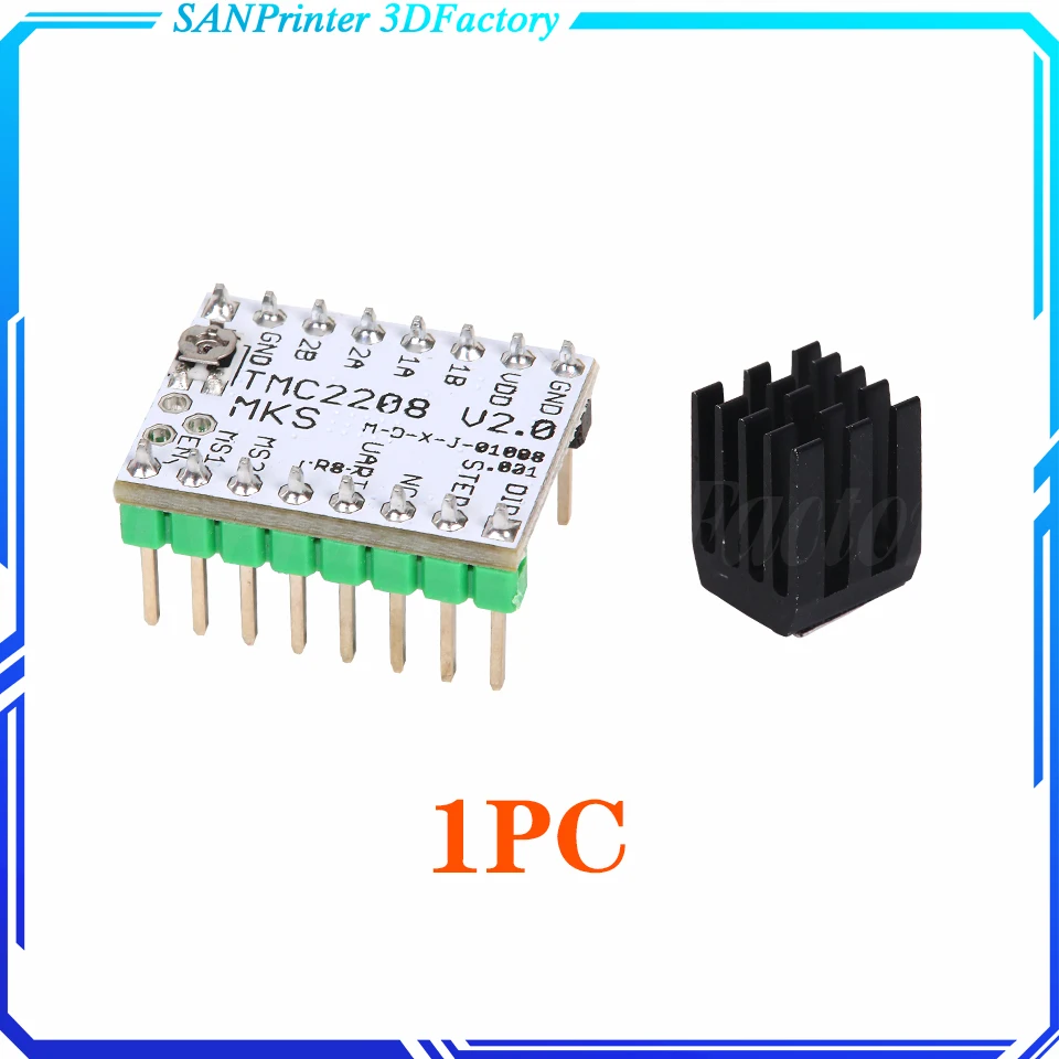 TMC2208 Stappenmotor Driver Controller Stepping Driver Module Tmc 2208 Implementeert 3d Printer Motor Onderdelen