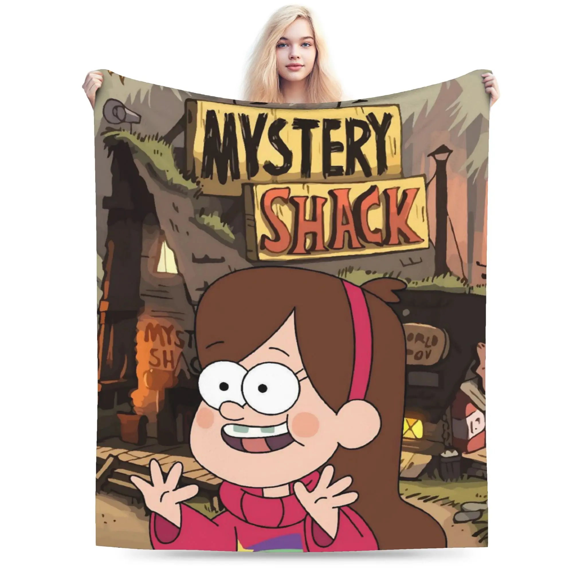 G-Gravity Falls Gift Blanket For Men Women Ultra Soft  Throw Blankets for Sofa 50x60 Inches Multiple Sizes