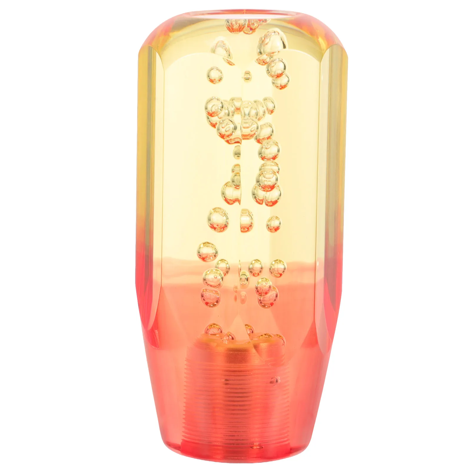 

Dual Shift Knob 10cm Red Purple Crystal Smooth Touch Better Grip Easy Install Universal Manual Car Acrylic