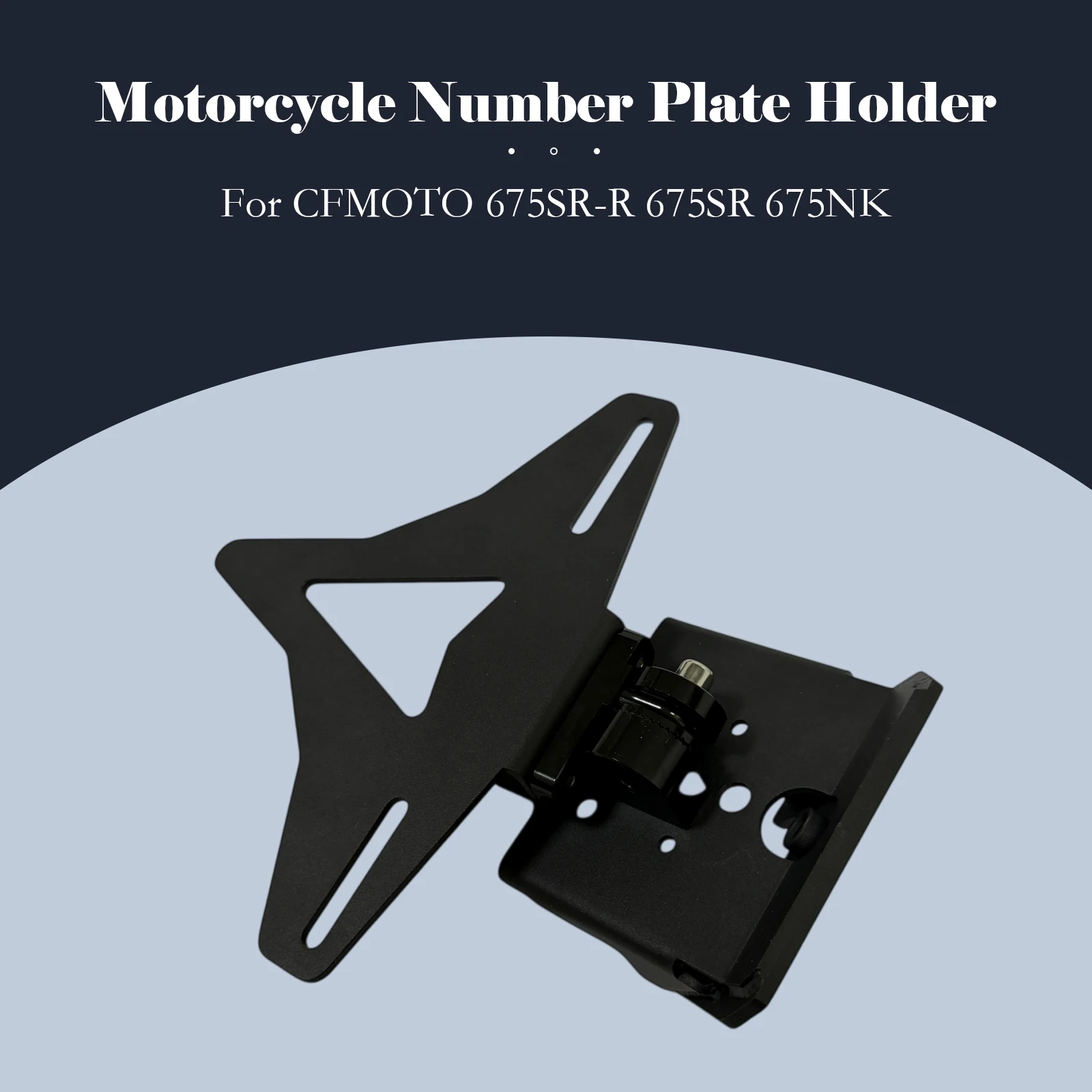 FOR CFMOTO CF 675SRR 675NK 675SS 675 SR-R NK SS 2024 2025 2026 License Plate Holder Bracket Rear Tail Tidy Fender Eliminator Kit