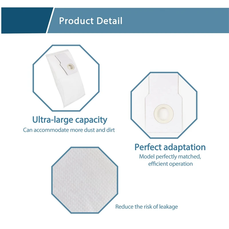 6 قطعة 53294 نمط O نوع الغبار أكياس مكنسة ل كينمور تستقيم المكانس الكهربائية المكنسة الكهربائية أكياس استبدال الغبار