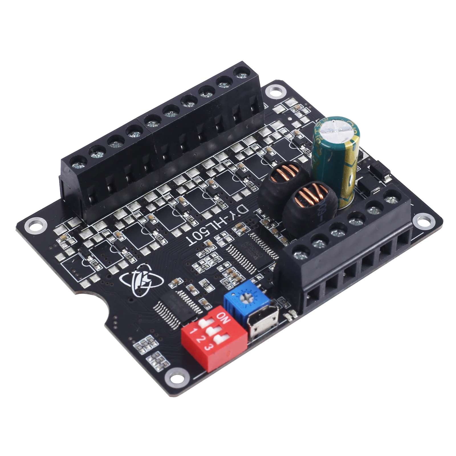 MP3 WAV Mono Voice Playback Module Low-level Trigger GND DY-HL50T 60W Class D Power Amplifier TF Card USB DC 9V-24V