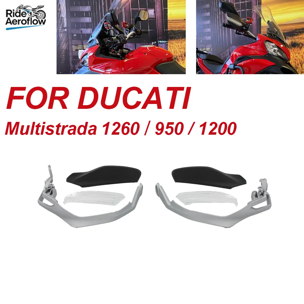 

Motorcycle Handlebar Handguards Hand Guard Protector Protection Cover For Ducati MULTISTRADA MTS 950 1200 1260 MTS950 MTS1200