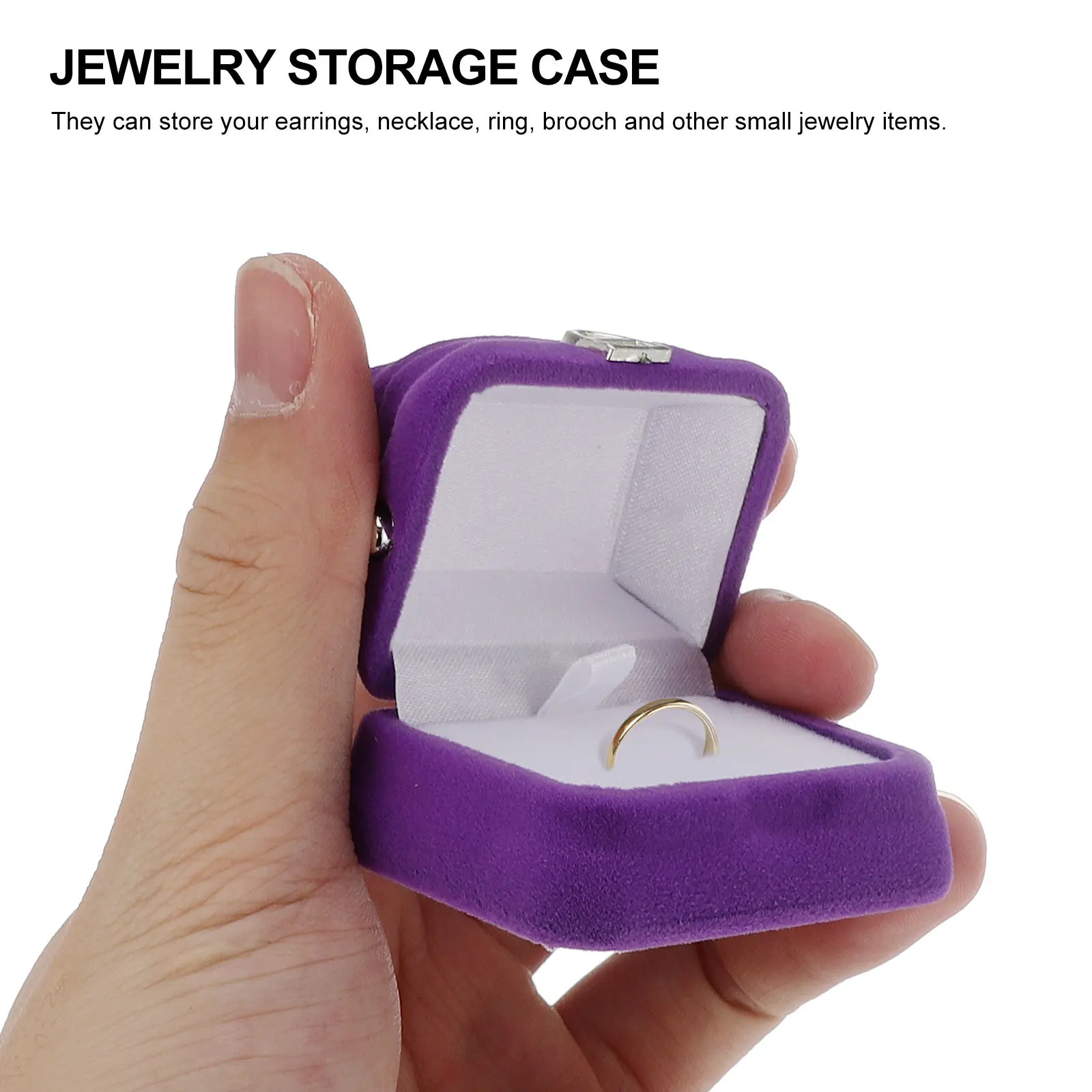 

1Pcs Handbag Ring Box Simulation Shape Creative Jewelry Storage Case for Engagement Wedding Proposal Valentine's Day