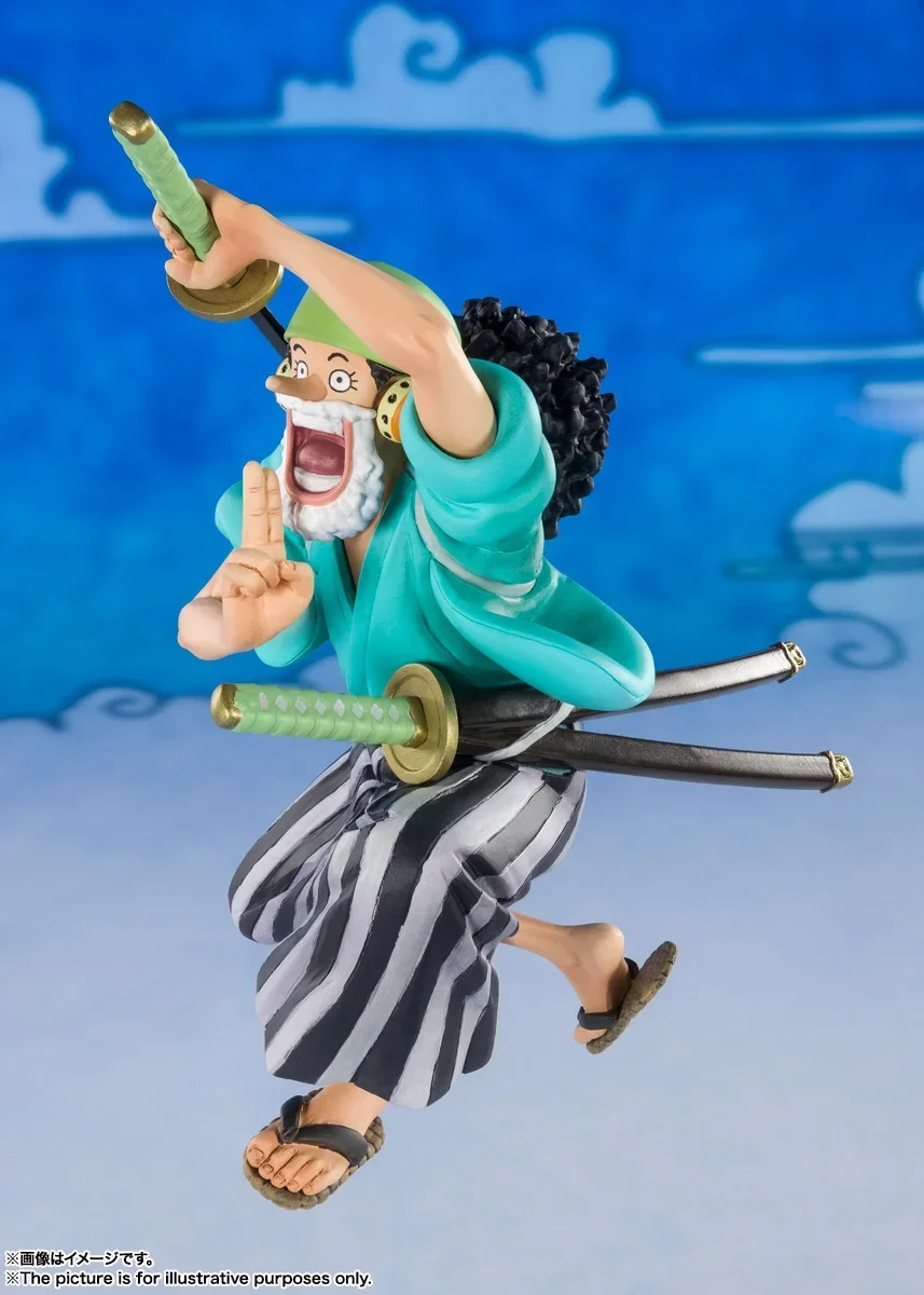 BANDAI Asli Figuarts ZERO Wano Negara Usopp One Piece Anime Aksi PVC Gambar Model Lengkap Usohachi