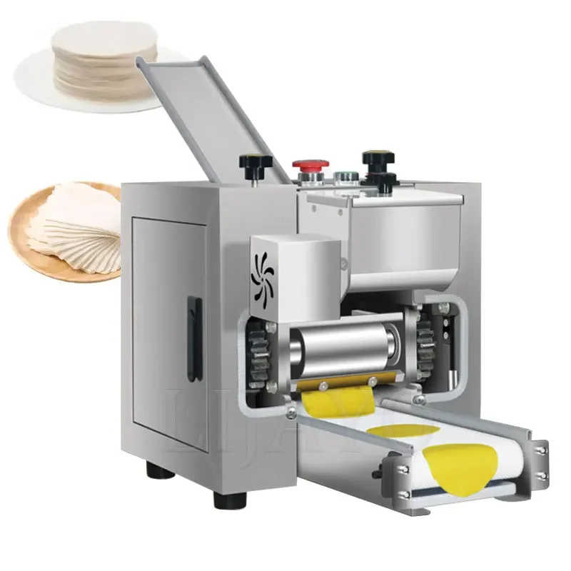 

Automatic Jiaozi Wrapper Machine China Dumpling Pierogi Skin Making Machine