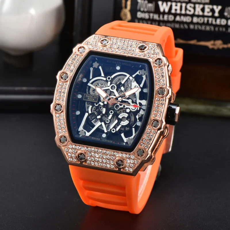 ​2025 Unisex Luxury Quartz Watch Stainless Steel Sapphire Crystal Waterproof 100M Luminous Date Display Casual Style Free