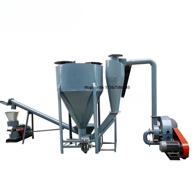 New Wood Pellet Machine for Animal Feed Processing 300kg/h Capacity for Home or Small Factory Use