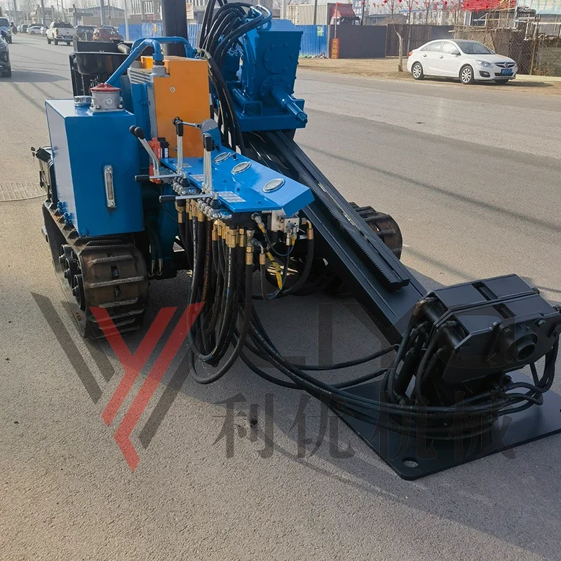 small 20m Depth 100mm Horizontal Rock Coal Mining DTH Horizontal drilling machine