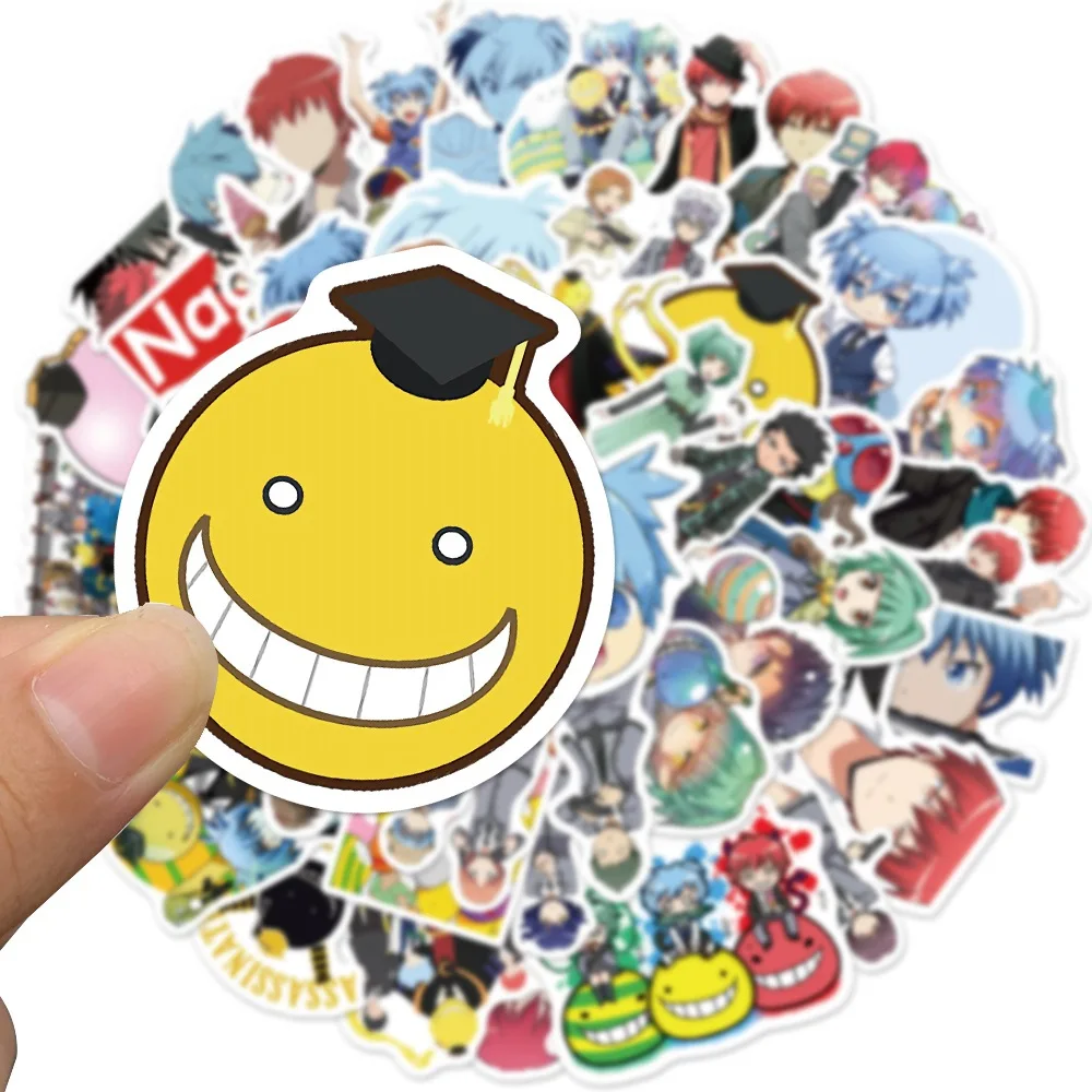 100pcs Assassination Classroom Korosensei Kawaii Graffiti Sticker Waterproof Decorative Ssticker Luggage Notebook Sticker