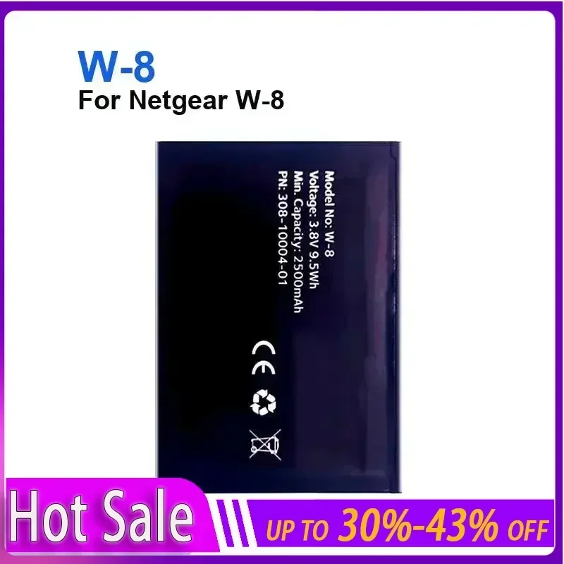 

Переключатель аккумулятора 2500 мАч для Netgear W-8 W-8 Прочная и эффективная высококачественная батарея + гарантия трекового кода