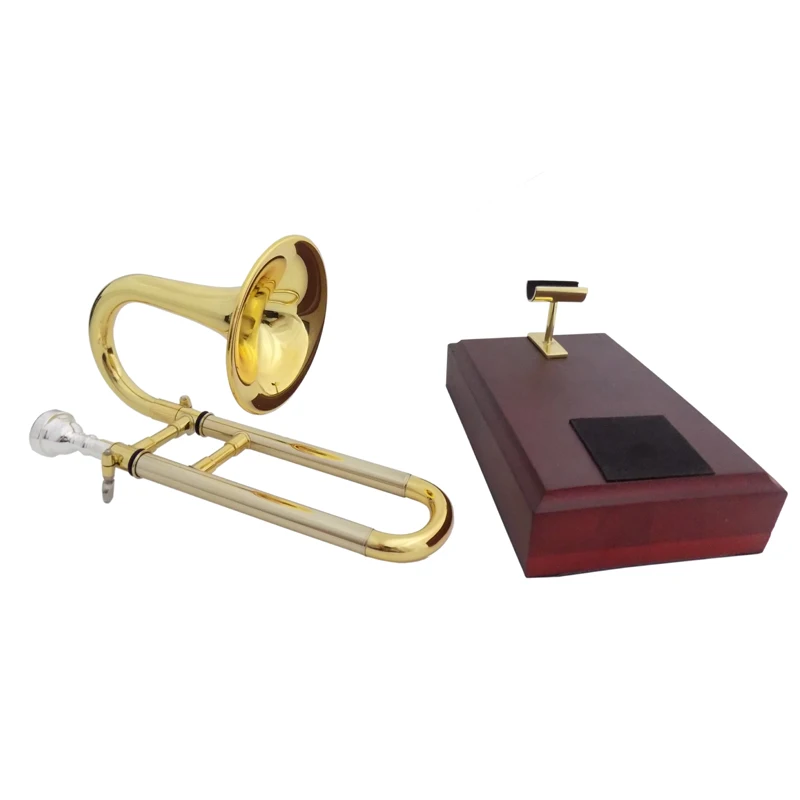 Bb/A Soprano Slides Trumpet Musical Instruments with Case Stand Mouthpiece Yellow Brass Material Lacquer Finish