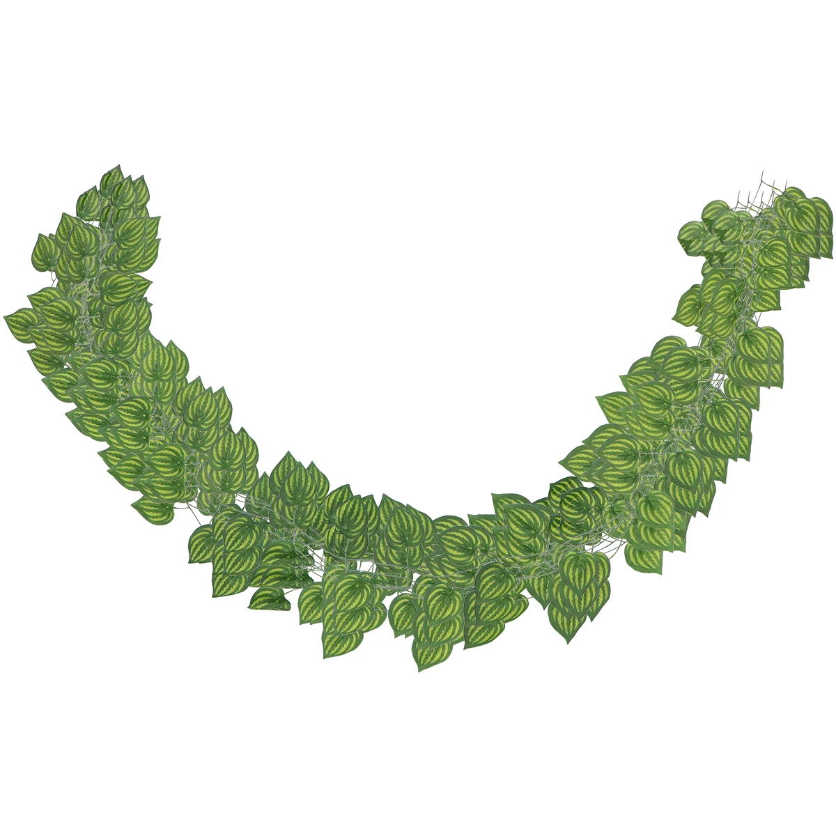 

12pcs Artificial Vinebright Green Leaf Hanging For Wedding Party Office Garland Plants Decor Wall Hanging Vines Foliage