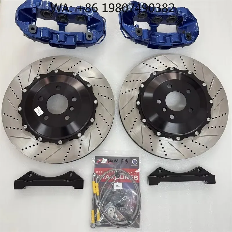 Kit de Frenos de Disco de 6 Pistones 355*32mm, Sistema de Alto Rendimiento para Autos Deportivos Compactos con Llantas de 18 Pulgadas, Modificación Universal