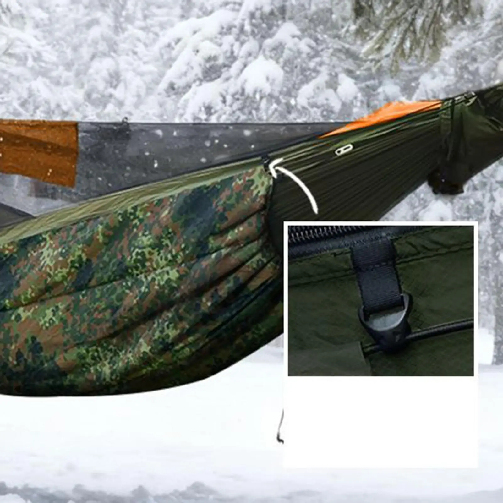 

Гамак, легкий, для холодной погоды, снаряжение для выживания на открытом воздухе под одеялами для кемпинга, пешего туризма, путешествий