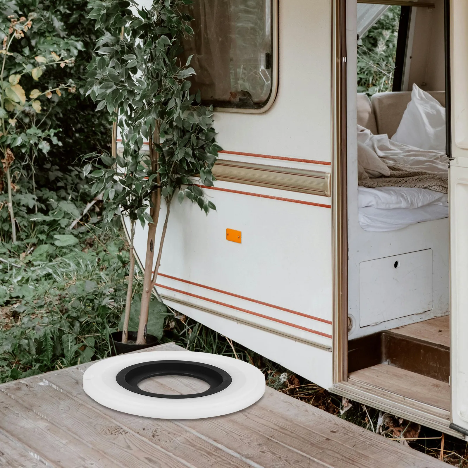 

1Set Rv Toilet Sealing Rings Easy Install Flush Sealing Ring Rv Toilet Flush Ring Replacement Seal Long Lasting Durability