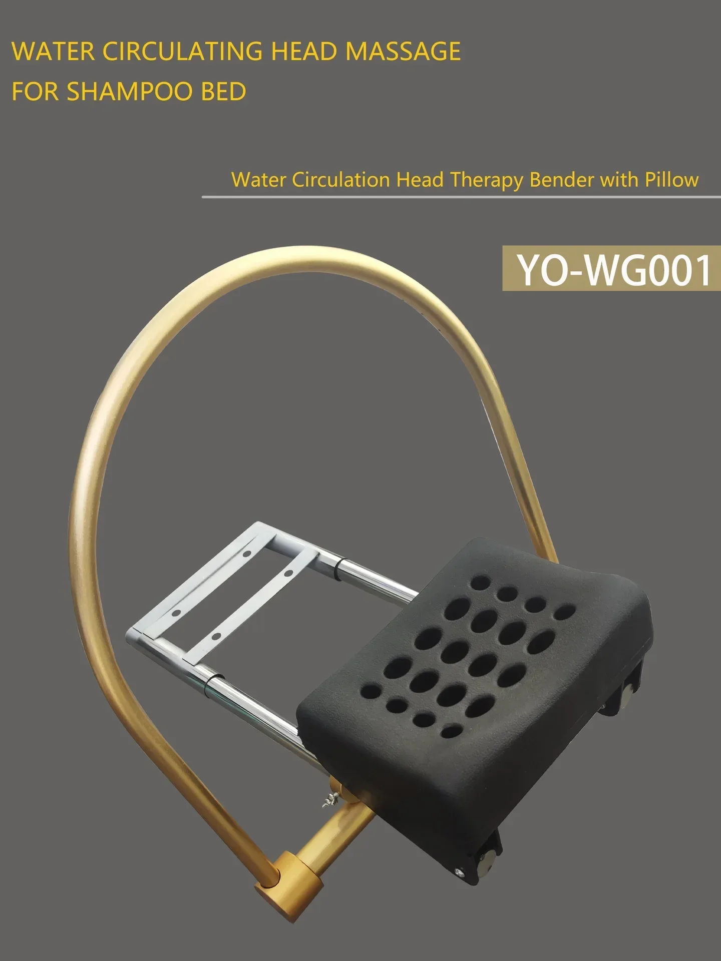 Water Circulation Head Therapy Curved Shower with Pillow for Shampoo Shower Bed Hair Salon Head Massage