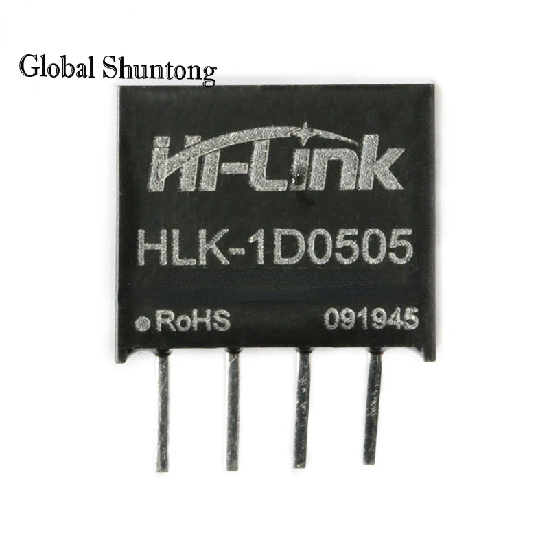 5Pcs DC-DC Isolated Non-regulated DC DC Power Supply Module  to 5V 1W DC to DC SIP HLK-1D1205 1D2405 1D1212 1D0505 1D0505A